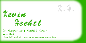 kevin hechtl business card